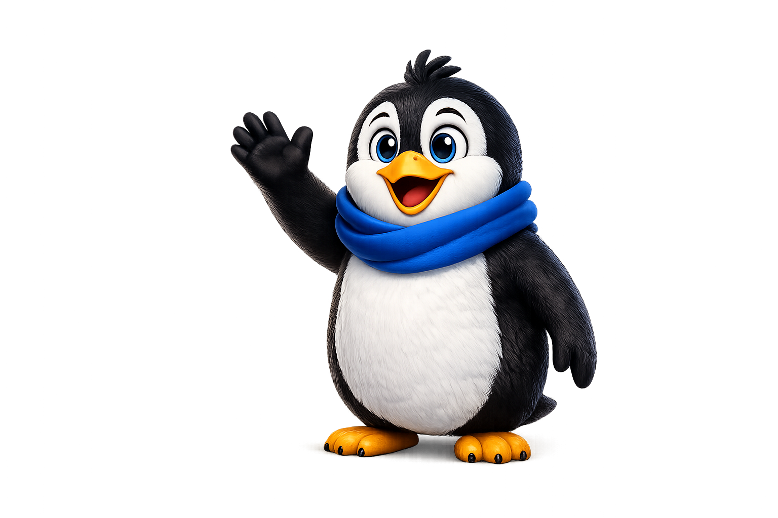 Pingüino mascota de el pingüino