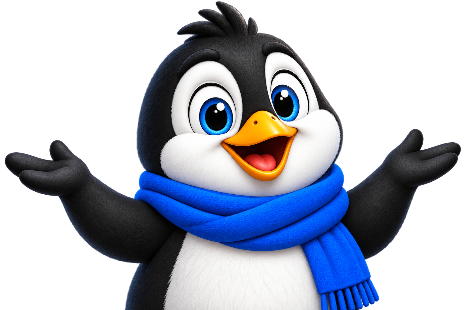 Pingüino mascota de el pingüino